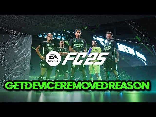 EA SPORTS FC 25 DirectX Function Error GetDeviceRemovedReason FIX