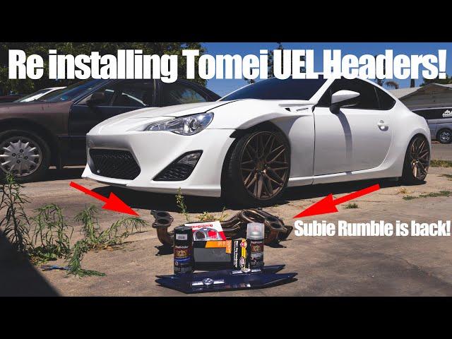 Tomei UEL Header Install on My FRS Again! Subie Rumble is back! (RTDC ep. 8)