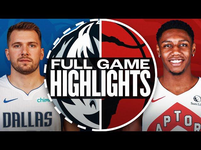 MAVERICKS at RAPTORS | FULL GAME HIGHLIGHTS | December 7, 2024