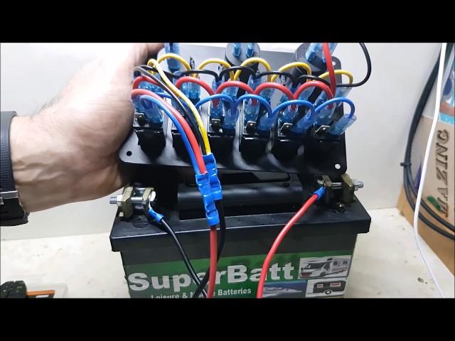 How to wire a boat switch panel