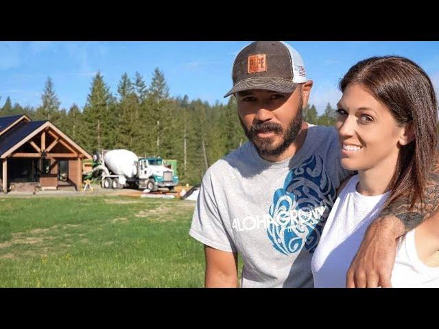 Pouring the First of Our Concrete | DIY Mountain Home Addition Build