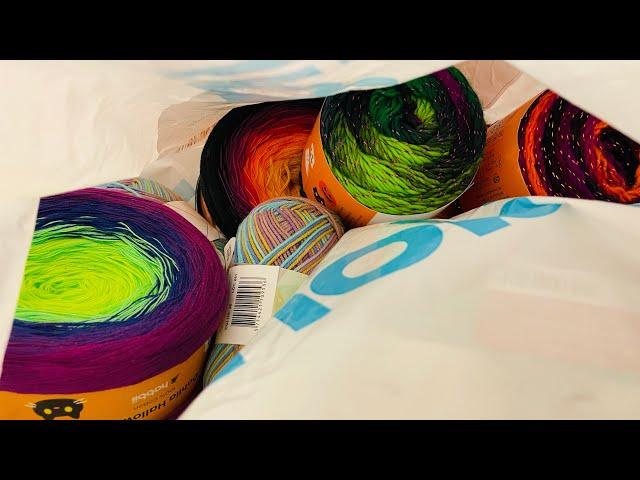 Hobbii Haul 14 | Yarn | #crochet #yarn #haul #unboxing #hobbii #halloween