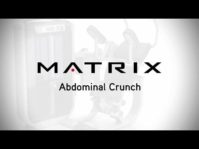 Matrix Fitness | Strength | Ultra Series | Abdominal Crunch | Setup & Movements