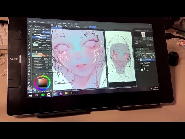 Enjoy Drawing on VK1200 Pen Display