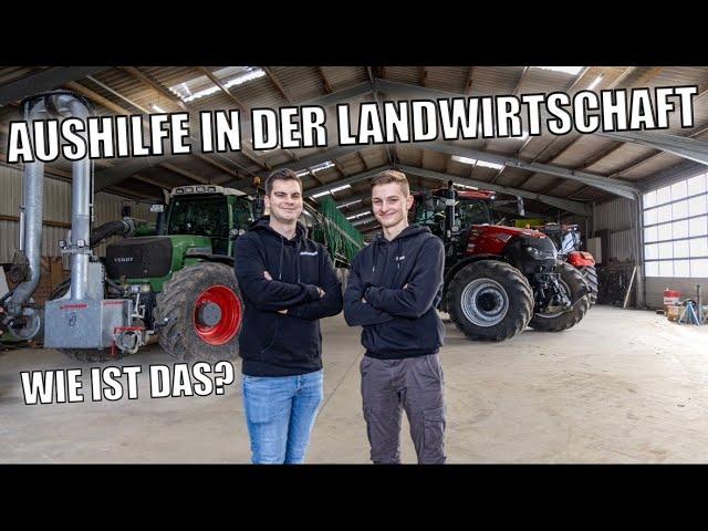 Aushilfe in der Landwirtschaft  | Wie ist das? | LU Göbel | AgrarNils