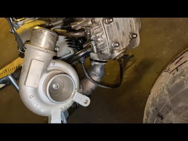 Honda DAX 110cc Turbo test 1 NOT FINISHED!