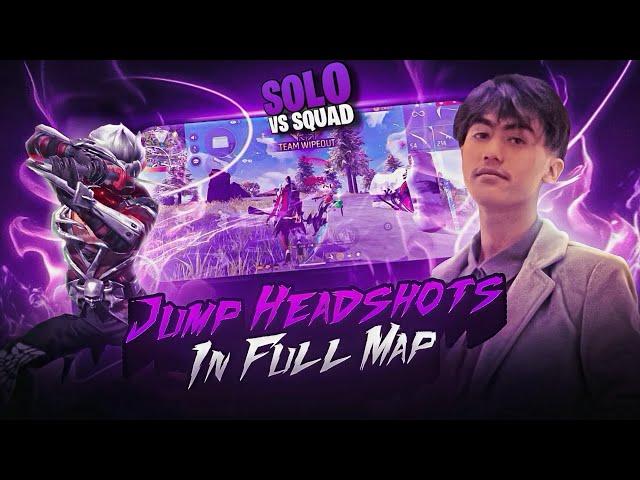 JUMP HEADSHOTS IN SOLO VS SQUAD FULL RUSH GAMEPLAY  ZEROX FF