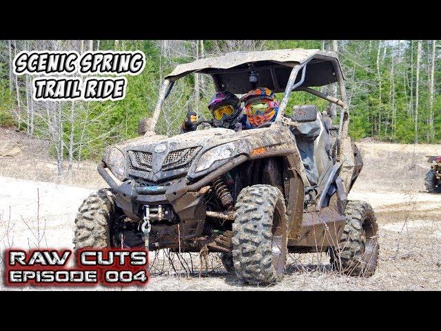 Scenic Early Spring UTV Trail Ride - RZR XP Turbo + CFMOTO 800 Trail #TeamAJP Raw Cuts - Episode 004