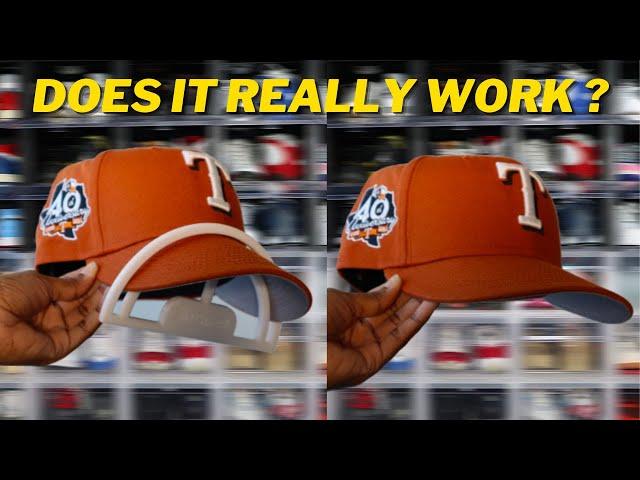 Curving My Fitted Hat with a 3D Printed Hat Shaper | How to Curve a Fitted Hat