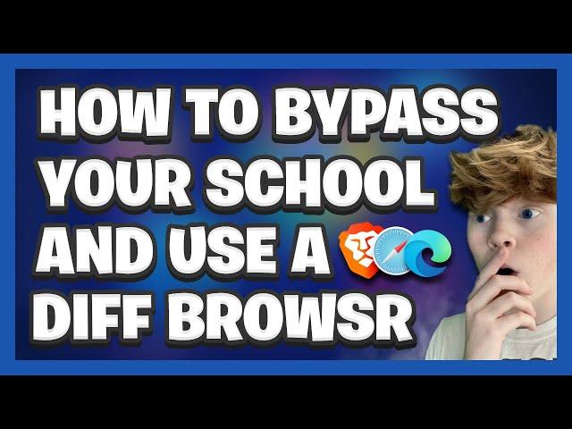 How To BYPASS YOUR SCHOOL And Use A DIFFERENT BROWSER On SCHOOL CHROMEBOOK!