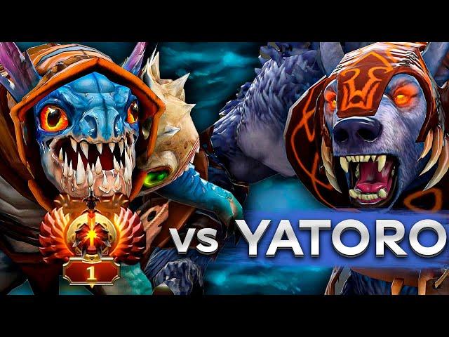 Топ 1 ранг против Яторо! Watson на Сларке Дота 2 - Slark DOTA 2