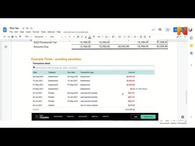 Provisional Tax (For Dummy's )