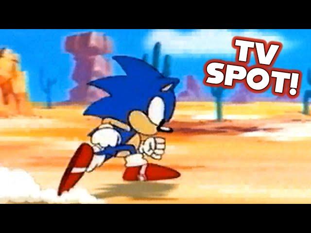 SEGASONIC The Hedgehog (1991) FIRST TV SPOT (SEGA Mega Drive/Genesis) iPlaySEGA