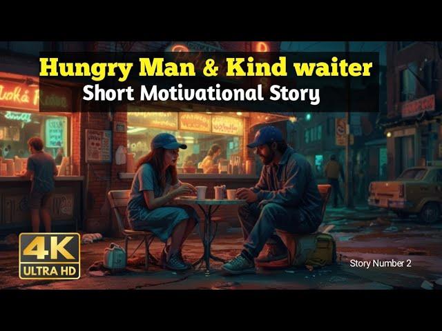 Hungry Man and kind Waiter Motivational Story #emotional #StoryWisdom #trending #viralvideo