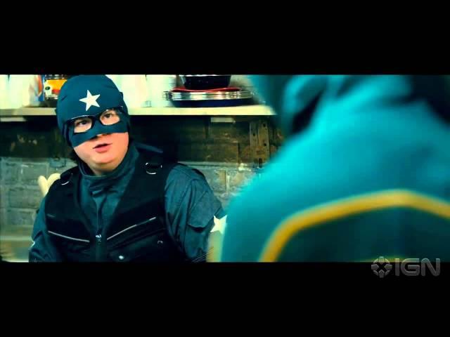 Kick-Ass 2 - "Kick Ass Recognizes Battle Guy at The Justice Forever Meeting" Clip