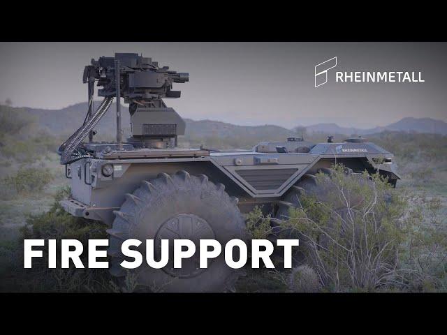 Rheinmetall Mission Master CXT – Fire Support, an autonomous counter-UAS solution