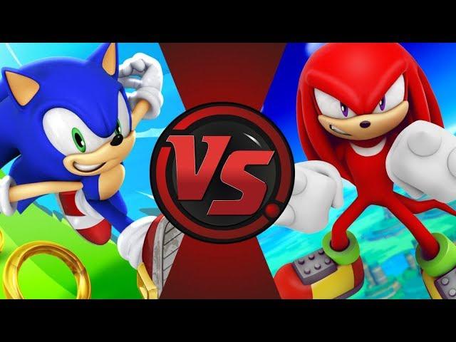 Sonic vs Knuckles! Cartoon Fight Night Bonus Episode!