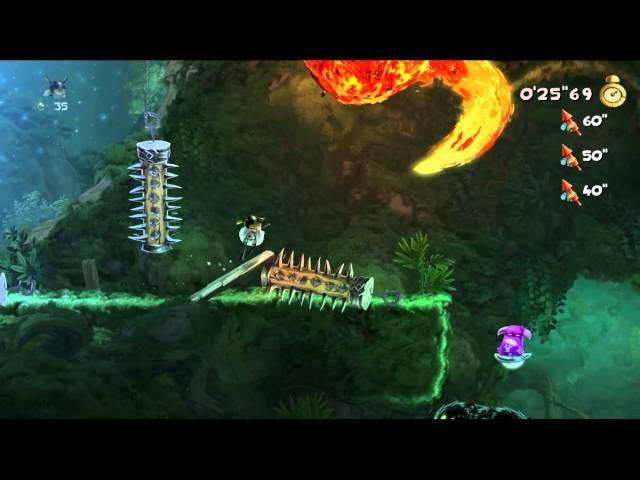 Rayman Legends (1) "Веревочный курс" (захвачено)