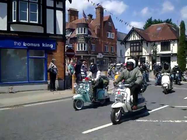 New Forest Scooter Club & Other Local Clubs Rideout To Poole 29/5/13