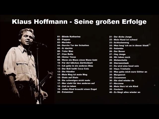 Klaus Hoffmann - Seine großen Erfolge