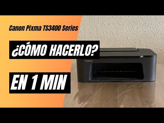  How to REPLACE Ink Cartridges Canon Pixma TS3400 series | TS3500 series