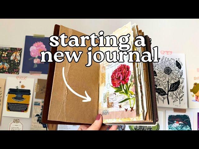 How I start a new junk journal 
