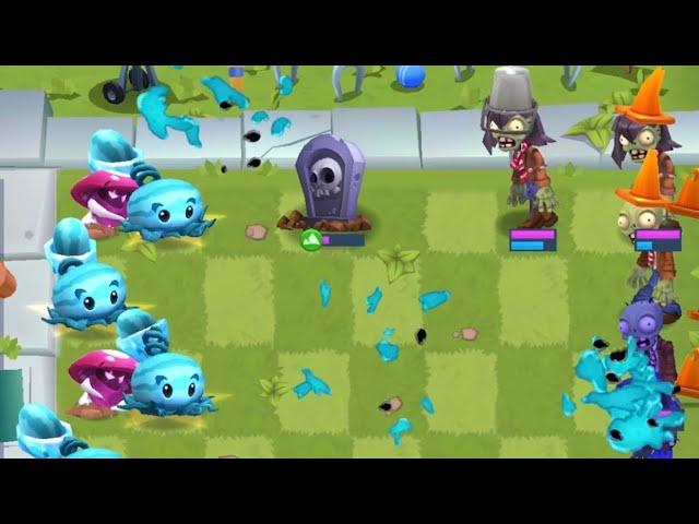 Mega-Ghost Zombie VS Nightcap + Melon-pult - Plants Vs Zombies 3