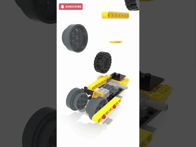 Lego Construction Steamroller 60401 #lego #speedbuild #animation #legominifigures #afol