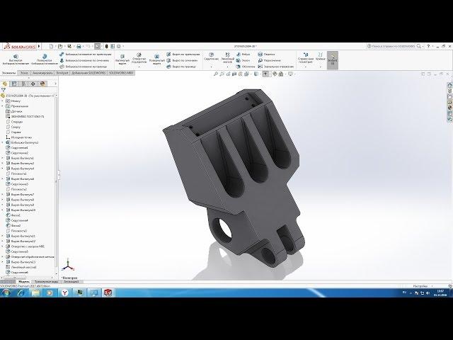 Solidworks. Урок 8. База материалов по ГОСТу - создание чертежа