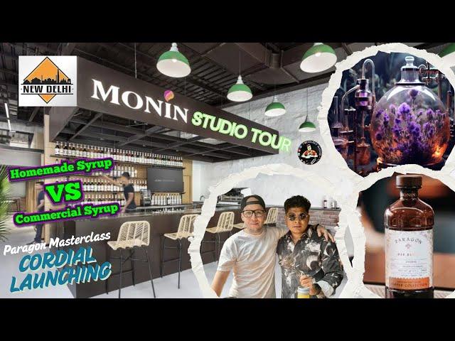 Monin Studio Tour, Delhi II Paragon Cordial Launching India || Homemade vs commercial syrup || M.M.