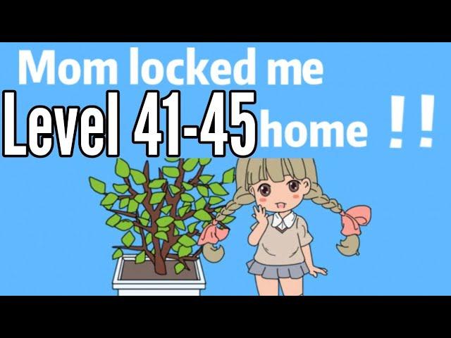 Mom Locked Me Home Day 41 42 43 44 45 Level Android iOS Walkthrough Solution Room Escape Game