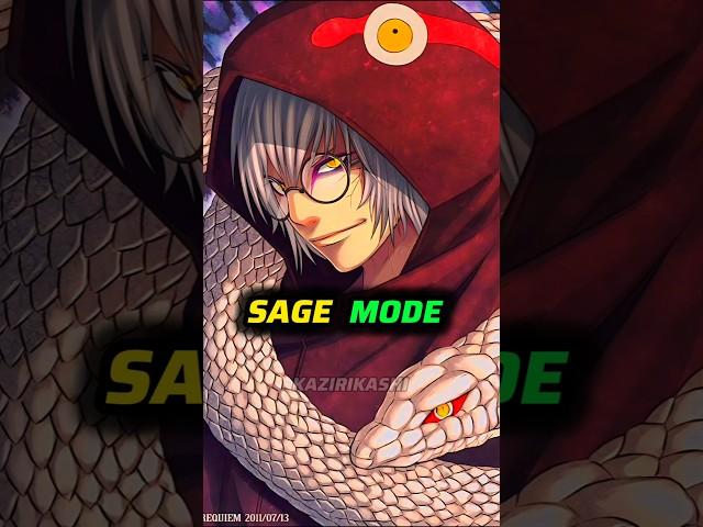 All SAGE MODE Users in Naruto