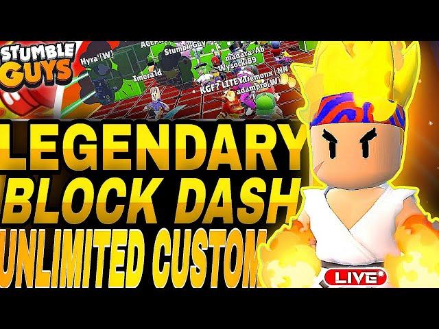 Stumble Guys Live EUROPE server Unlimited Block Dash 0.65.#stumbleguyslive #stumbleguys