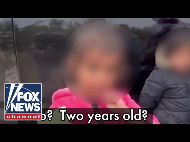 Shocking footage shows unaccompanied toddler saying she came to US alone