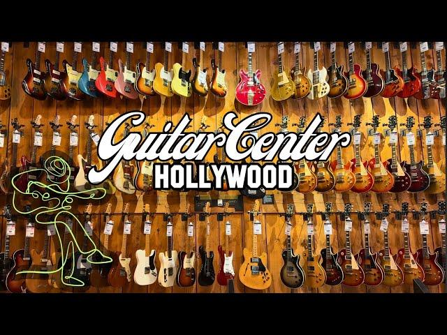 A Tour of The Guitar Center | LA | Hollywood 