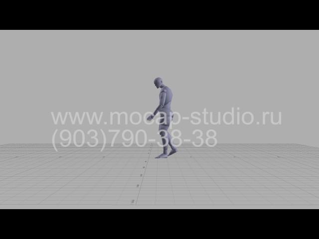 Library Motion capture. 13 Steps. Stop. Head turning Шаги остановка поворот головы