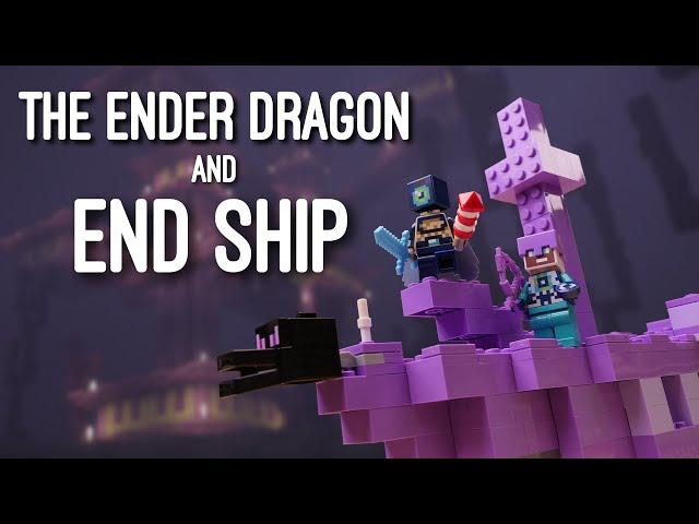 The Ender Dragon and End Ship! LEGO Minecraft Review 21264