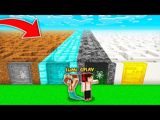 GPLAY I LUMI PRZECHODZĄ LABIRYNTY NOOB, PRO, HACKER, BÓG W MINECRAFT?!