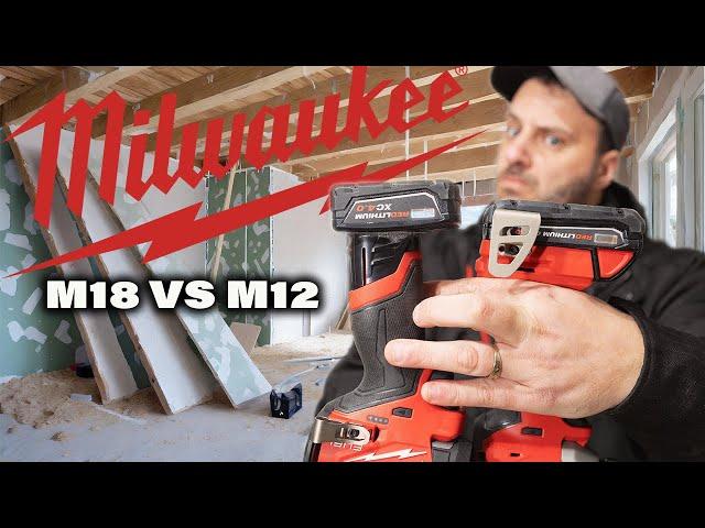 Milwaukee M18 vs M12: You may be surprised by the outcome.