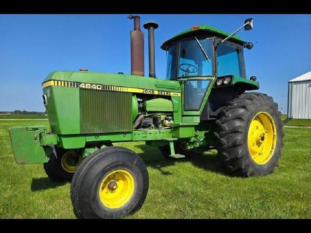 1980 John Deere 4840 with 2163 Hours Sold for Record Price on Iowa Farm Auction 9/26/24