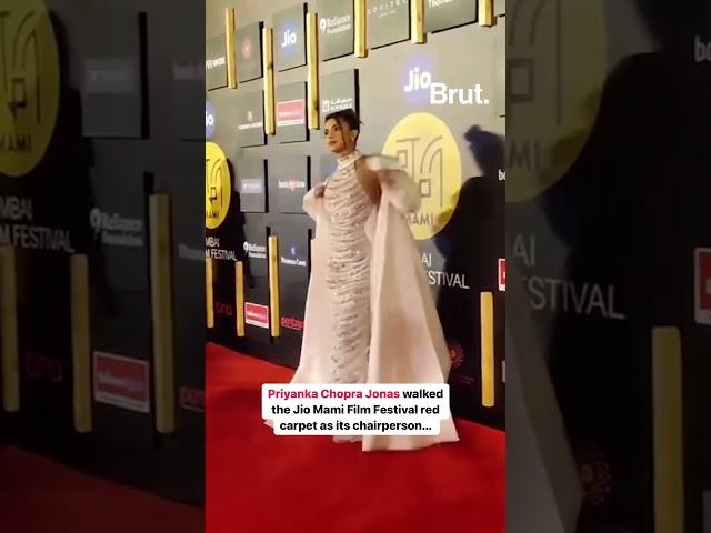 Priyanka Chopra Jonas arrived at the opening night of the Jio MAMI Film Festival on Friday.