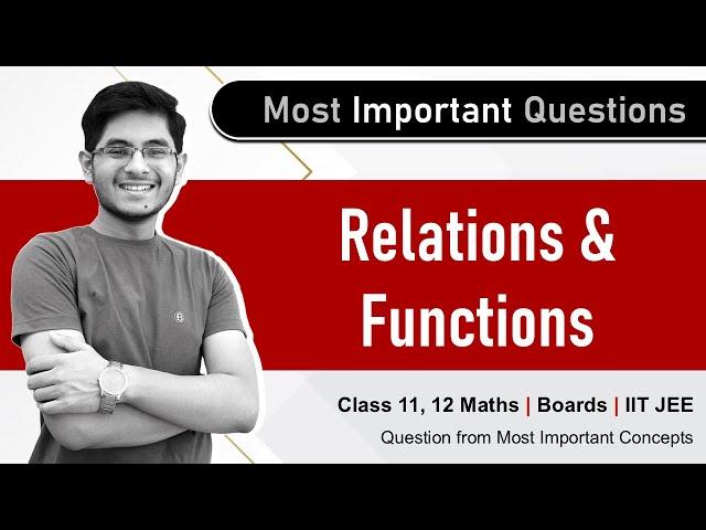 Relations & Functions | Most Important Questions  JEE Main | Prabhat Ranjan