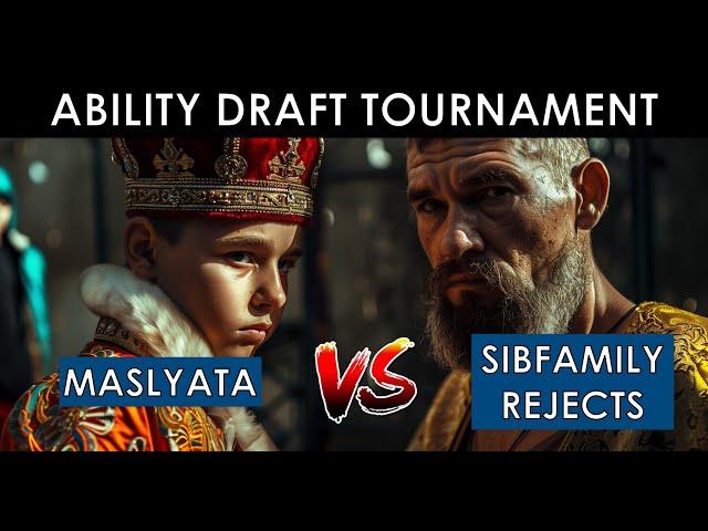 Ability draft tournament | Maslyata vs  Sibfamily Rejects | Upper Bracket | Game 1