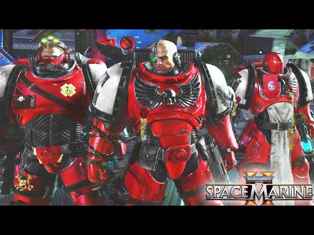 BLOOD RAVENS SQUAD: 3 Space Marines vs TYRANID SWARM - Warhammer 40k: Space Marine 2