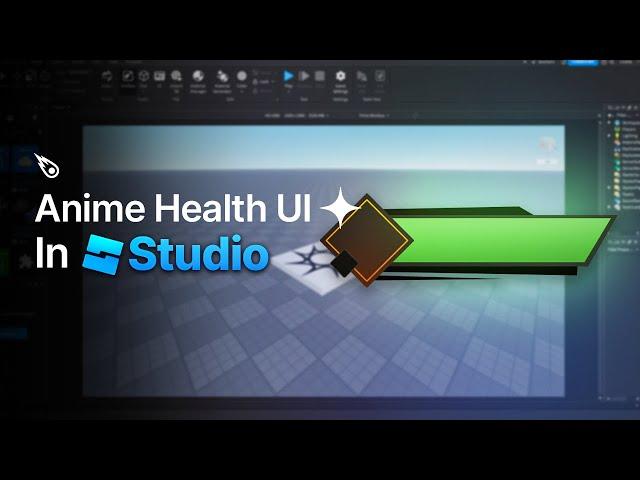 How To Make An Anime Health UI In Roblox Studio