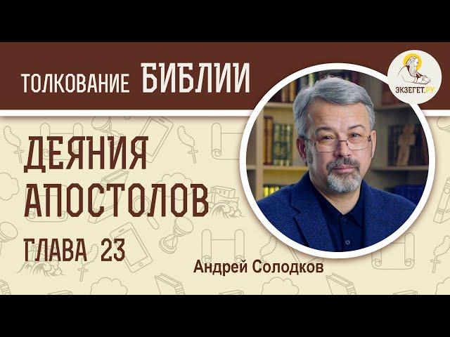 Деяния Святых Апостолов. Глава 23. Андрей Солодков. Новый Завет