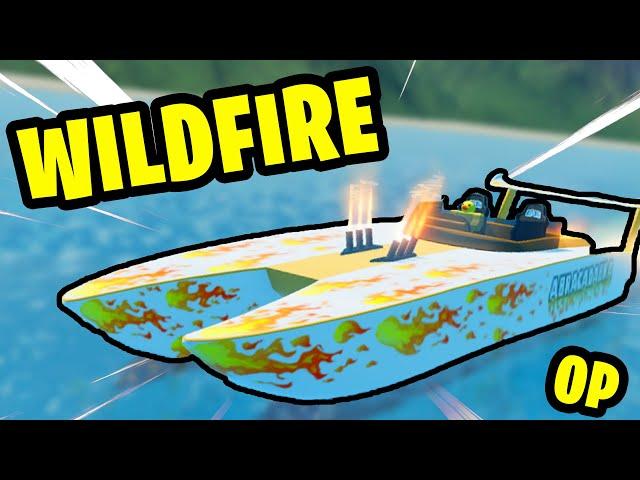 THE *NEW* WILDFIRE IS THE FASTEST BOAT! (ROBLOX)