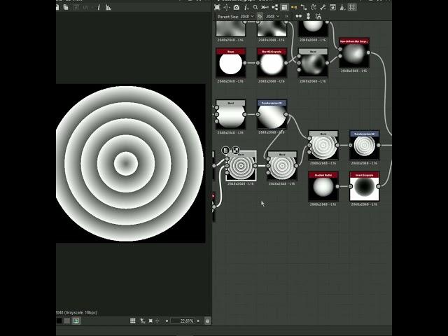 Radial gradient in Substance Designer