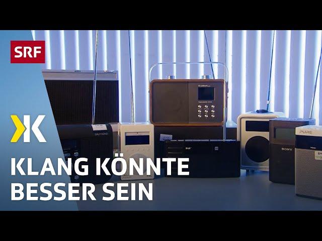 DAB-Plus-Radio im Test: Der Klang lässt zu wünschen übrig | 2018 | Kassensturz | SRF