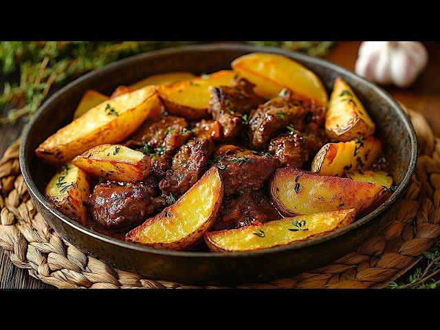 When I'm Too Lazy To Cook, I Make This Dish! Super Delicious! Potatoes with Beef